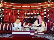 Giorgia Meloni e Mohamed bin Salman 